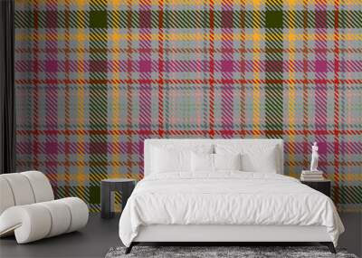  Tartan Plaid Scottish Seamless Pattern. Wall mural