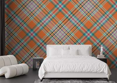  Tartan Plaid Scottish Seamless Pattern. Wall mural