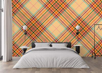 Tartan Plaid Scottish Seamless Pattern. Wall mural