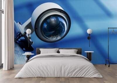 security camera and urban video Wall mural