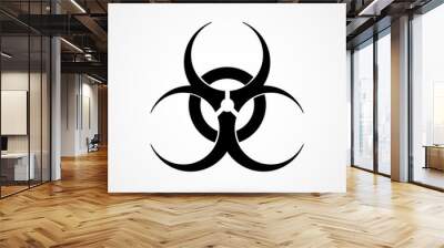 biohazard icon Wall mural