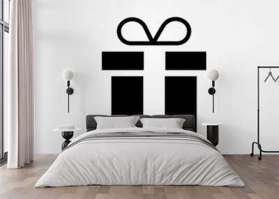 gift icon vector Wall mural