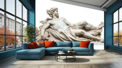 This high-resolution image captures a Greek statue in sharp focus, showcasing its timeless beauty. Wall mural