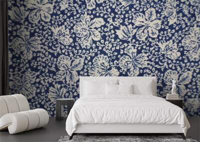 Floral motif cloth Wall mural