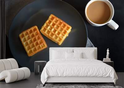 Viennese waffles Wall mural