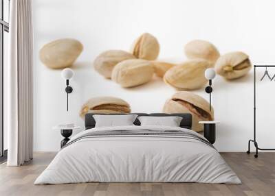 Focus on Two Pistachios Wall mural