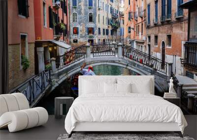 Venice, Italy - Gondolier and historic tenements Wall mural