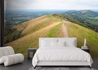 Amazing landscape of the Great Malvern, Famous tourist destination of South England Wall mural