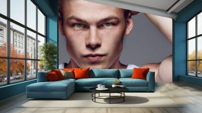 Handsome stylish man Wall mural