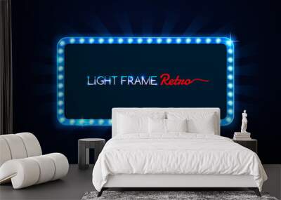 light frame,light sign Wall mural