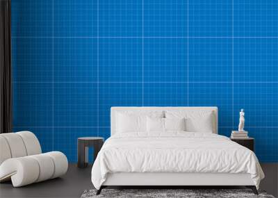 millimeter blue. vector Wall mural