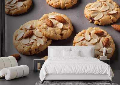 Homemade Almond Cookies Wall mural