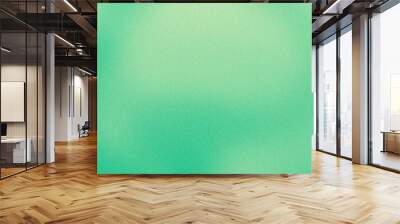 4K beautiful green gradient background with noise Wall mural