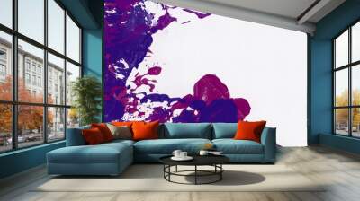 abstract splash paint with paper texture ink design color wallpaper background Wall mural