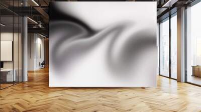 gradient grey black white monochrome background abstract color grain texture noise surface grainy Wall mural