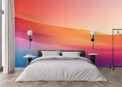 beautiful gradient color with random pattern for desktop wallpaper or background Wall mural