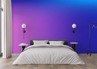 Purple, Pink, Turquoise, Blue Gradient Shiny Vector Background. Wall mural