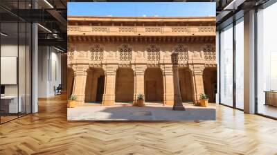 The museum inside Umaid bhawan palace on blue sky, Jodhpur or blue city, Rajasthan, India Wall mural