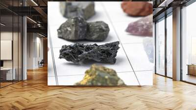 Collection of minerals Wall mural