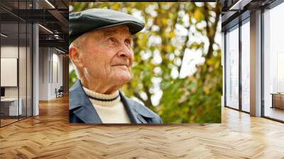 Elderly man Wall mural