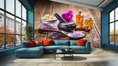 Spa and wellness setting Wall mural