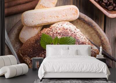 Tiramisu dessert Wall mural