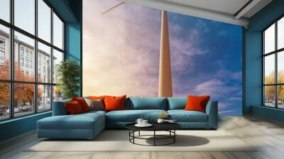 Windmill for electric power Wall mural