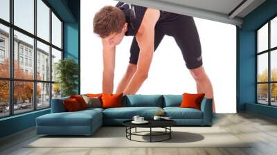 Young athletic man Wall mural