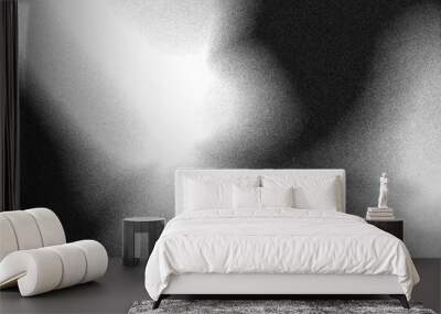 Abstract neutral black grey grainy texture gradient background	
 Wall mural