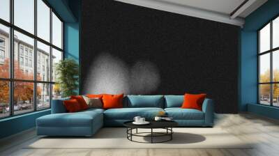 Abstract neutral black grey grainy texture gradient background	
 Wall mural