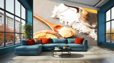 Tarhana soup is a traditional Turkish dish made by adding the powdered fermented mixture of tomatoes, peppers, yoghurt and flour into water. A healthy and nutritious meal for winter. Wall mural