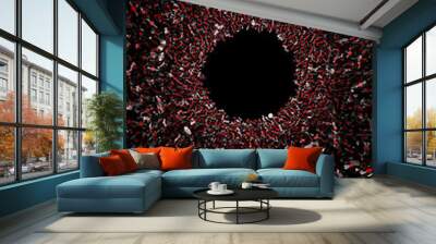 Vinyl vortex Wall mural