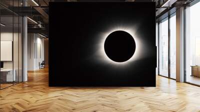 solar eclipse Wall mural