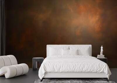 Dark Orange Studio Portrait Background Wall mural