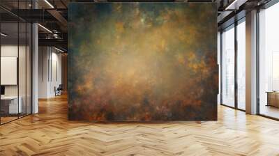 Fine art texture. Old abstract oil painted background. Wall mural