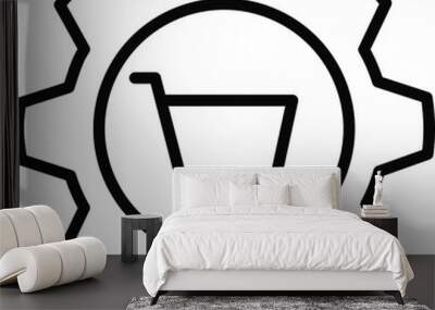 Procurement icon, vector Wall mural