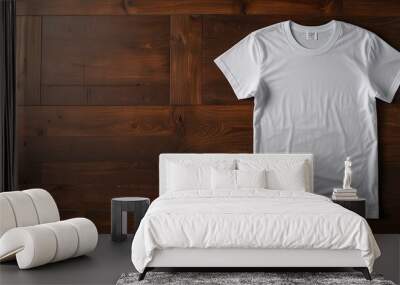 Free Photo t shirt mockup set text in well Background  Wall mural