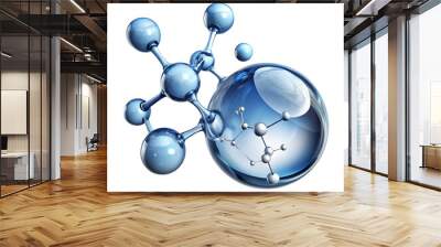 molecule of chemistry Wall mural