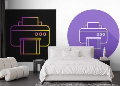 Fax Vector Icon Wall mural