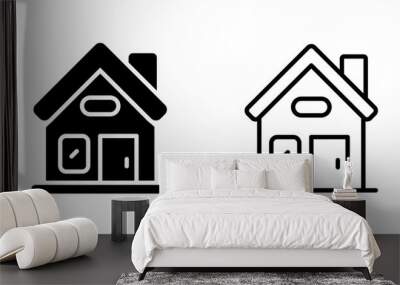 Home Vector Icon Wall mural