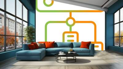 Load Balancer Vector Icon Wall mural