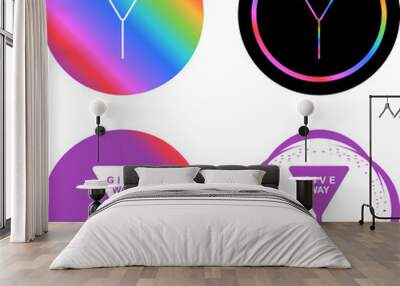 Sign Vector Icon Wall mural