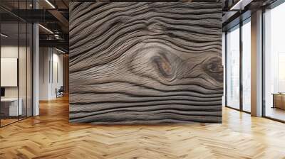 Vintage retro oak wooden wood deck plank surface texture pattern background decoration interior scene Wall mural