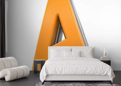 A Letter 3D Render Wall mural