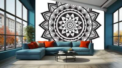 mandala vector art,graphics mandalas icons set,vintage illustration mandala clipart,vector mandalas flat style artwork design Wall mural