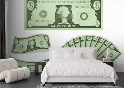 Dollars Wall mural