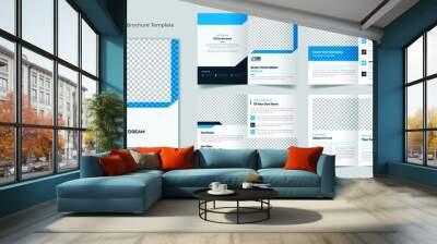 Corporate real estate brochure and proposal template Wall mural