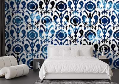 Geometry repeat pattern with texture background Wall mural