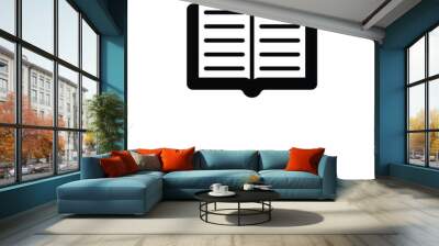 Book icon design stock illustration Wall mural