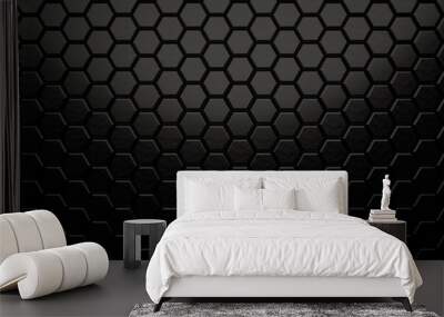 Abstract Hexagon Wall Wall mural